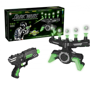 تفنگ اسباب بازی تمرین تیراندازی به توپ های معلق shooting games glow in dark series -اسباب بازی